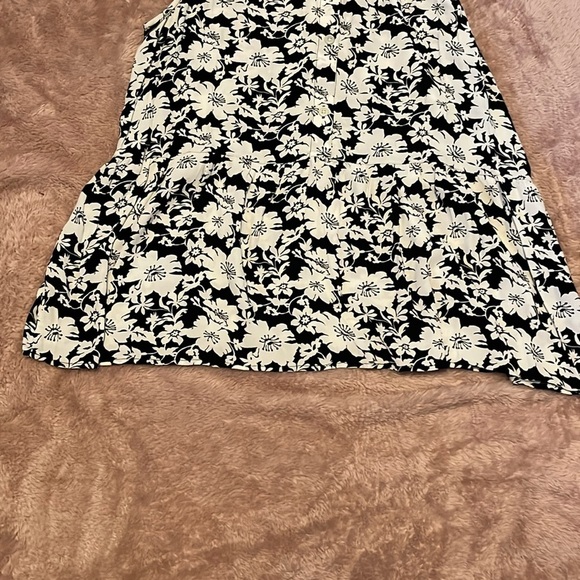 Loft Blue/white Floral Tunic Pattern Shirt - Picture 5 of 10